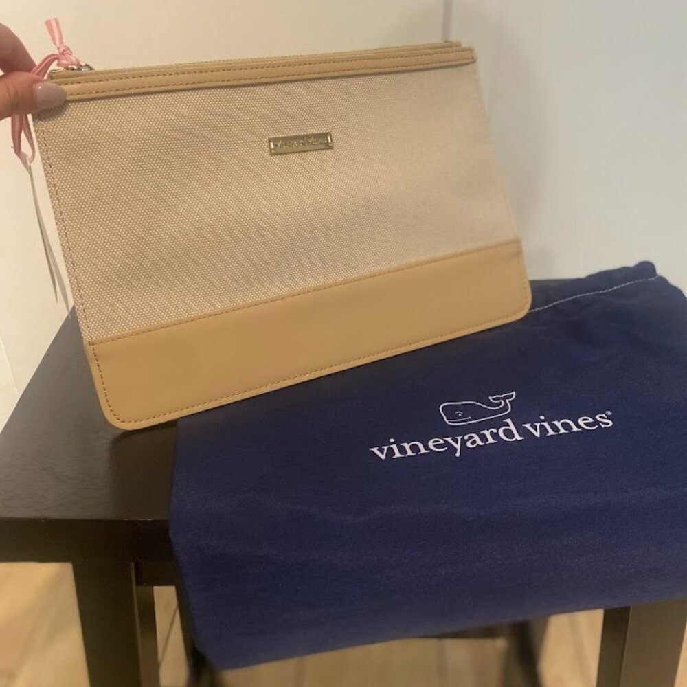 Vineyard Vines Canvas Pouch